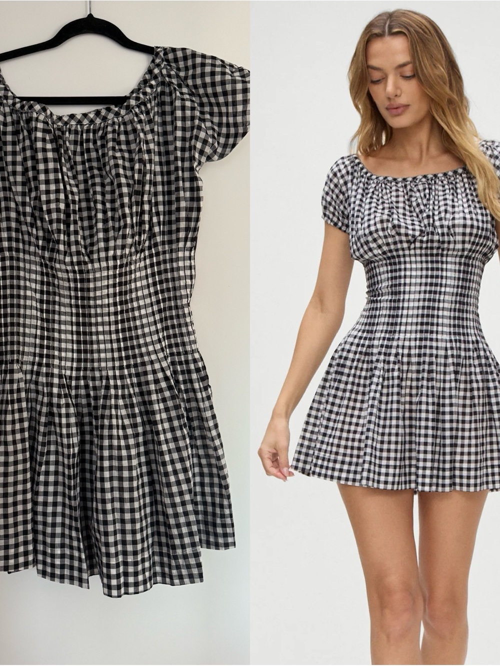 NWT Frankie’s Bikini Sadie Gingham Dress | SIZE M